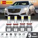 For Cadillac CTS CT-S 2008-2014 Combo 6000K LED Headlight Bulbs High Low Beam