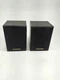 Vtg Pioneer CS-X500-K Speaker System Small Black Bookshelf Tested Works Lot of 2