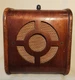 Vtg 1940-50s Quam 8A4PA Wood Cabinet Speaker Lattice Grille MCM TESTED WORKING