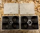 Infinity QPS-1W Speakers 2xSurround Quadrapole White Tested