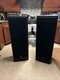 KLH AV5001B Speaker Pair black 43x12x15 big speakers