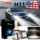 H11 LED Headlight Kit 6000K White Low Beam Bulbs for Cadillac CTS 2008-2014