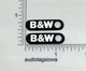 B&W DM12 DM14 Custom Made Acrylic 3D Speaker Badges Bowers Wilkins 1200 1400 B&W DM12 DM14 Custom Made Acrylic 3D Speaker Badges Bowers Wilkins 1200 1400