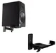 Pair Wall Mount Swivel Brackets For Polk Audio RTI A1 Bookshelf Speakers Pair Wall Mount Swivel Brackets For Polk Audio RTI A1 Bookshelf Speakers