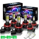 FOR 2008-2014 Cadillac CTS Sedan 6x 6000K LED Headlight Bulbs Hi/Low + Fog Light