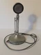 Vintage Astatic D-104 Desktop Microphone G Stand Wired Silver Made In USA Ham CB