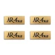 AR-4xa Speaker Grill logo Badge Custom Made 57.5mm(2.26")X22.5mm(0.88") GOLD