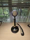 Vintage Astatic D104 "Night Eagle" Ham Radio CB Microphone Black & Gold Tested