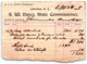 1898 S. W. Vance State Commissioner Columbia SC Billhead