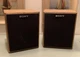 Sony SS-U11 3-Way Bookshelf Speakers Pair Black Wood Grain Floor Standing Tested Sony SS-U11 3-Way Bookshelf Speakers Pair Black Wood Grain Floor Standing Tested