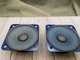 Set of 2 Pair Oaktron 3" Tweeter  Speaker 3ET 91 7821 Square Frame