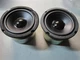 4" Woofer Speakers Shielded Pair 8ohm Monitor Replacement 4-3/8's frame 2 NEW