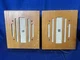 2X Dukane 9935A 8" Wall Speaker Wood Cabinet Vintage PA SYSTEM FREE SHIPPING Z1