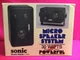 1986 Vintage Micro Speaker System by Sonic Model MS2B Big 3-Way Sound Black 1986 Vintage Micro Speaker System by Sonic Model MS2B Big 3-Way Sound Black