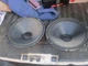 2  radio shack 40-1301 15" woofers 