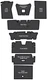 1965-1973 Ford Mustang Coupe EVA Sound Deadener 8pc 1965-1973 Ford Mustang Coupe EVA Sound Deadener 8pc