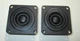 Philips AD00202T4FF 2" Diameter 4 Ohm 10 Watt Tweeter Speakers Tested NOS Pair