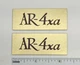 AR-4xa Speaker Grill Badges Pair Custom Made Aluminum 