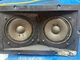 Vintage  PAIR  4" Acoustic Research AR-2A midrange speakers IN ANGLED BAFFLE
