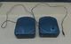 Radio Shack Amplified Speaker System Pair Cat 40-1387 Portable Stereo Speakers Radio Shack Amplified Speaker System Pair Cat 40-1387 Portable Stereo Speakers