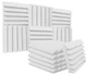 12 Pack Acoustic Foam Panels Studio Soundproofing Wedges 12"x12"x2" Noise