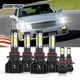 For Cadillac CTS 2003 - 2007 6X 6000K Combo LED Headlight Fog Light Bulbs Kit