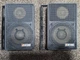 ART AUDIO home Stereo Shelf Speakers Pair, Metal Cases, Model BA-100 w/Mounts