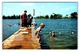 OXFORD, Michigan MI ~ Kids on Pier CAMP OAKLAND SUMMER CAMP c1960s-70s Postcard OXFORD, Michigan MI ~ Kids on Pier CAMP OAKLAND SUMMER CAMP c1960s-70s Postcard