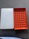 Vintage Tupperware Deli Meat Keeper 1292-8 Paprika Red w/ Lid Made in USA