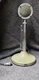 Vintage Astatic D-104 Silver Lollipop Microphone With T-UG8 Base Stand UNTESTED