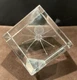 Laser Etched Engraved 3D Cube Spider Glass Paperweight 1 1/2" Laser Etched Engraved 3D Cube Spider Glass Paperweight 1 1/2"