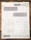 Altec Model 1597A 1598A Speaker Panel  Owners & Schematic Manual *ORIGINAL*
