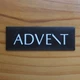 vintage ADVENT 1⅞" metal grille emblem for ADVENT 4002 and other speakers c.1983 vintage ADVENT 1⅞" metal grille emblem for ADVENT 4002 and other speakers c.1983