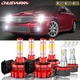 For 2008-2014 Cadillac CTS 6X Combo LED Headlight Hi/Lo + Fog Light Bulbs 6000K