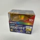10 Pack Memorex Cool Colors Pocket CD-R 24X 210 MB 24 Minute New Sealed NOS