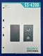 Original Sony SS-4200 Speaker Service Manual Original Sony SS-4200 Speaker Service Manual