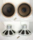 Pair 12" Norelco Philips AD-1255/M7 Dual Cone Woofers Made in Holland ~ Parts