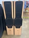 Cat Standing Floor Speakers Bass Reflex Wood Grain Cabinet-Works! Local Pick Up