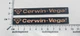 Cerwin Vega CV AT-15 Speaker Badge Logo Custom Incised Laminated Acrylic Pair