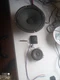 Vintage panasonic sb-207 woofer and tweeter, badge and rca connector