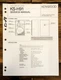 Kenwood KS-H91 Speaker Service Manual *Original* Kenwood KS-H91 Speaker Service Manual *Original*