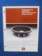 JBL 2110H Speaker Brochure Factory Original Catalog The Real Thing JBL 2110H Speaker Brochure Factory Original Catalog The Real Thing