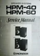 Pioneer HPM-100 Service Manual Speaker System Photocopy