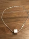 Vintage Monet 3D Cube Silver Toned Necklace 14” Vintage Monet 3D Cube Silver Toned Necklace 14”