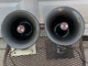 ATLAS SOUND SPEAKERS ( Pair ) Model HU-12N ( Working ) 8 ohms  / 7.5 watts AS IS