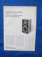 Dahlquist DQM-9 DQM-7 Speakers Magazine Ad Audio October 1980 Original