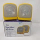 Radio Shack Yellow Mini Speaker System 40-1400 06A02 Original Box Tested Working