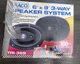 Kraco 3 Way Speaker System Model TRI-369 New! Kraco 3 Way Speaker System Model TRI-369 New!