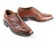 RARE VINTAGE 1960s | DACKS 9D BROWN ZEBU GRAIN U-WING OXFORD DRESS SHOE RARE VINTAGE 1960s | DACKS 9D BROWN ZEBU GRAIN U-WING OXFORD DRESS SHOE