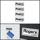 Rogers LS3/5A logo badge Sticker Decal DIY waterproof 35mm(1.37")X15mm(0.59")